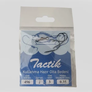 Hazır 3 Iğneli Hırsızlı Olta Bedeni 496  20 Adet