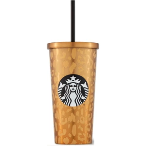 Starbucks®  Altın Renkli Leopar Desenli 473 ml - 11128514