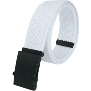 Unisex Siyah Tokalı Kolon Kemeri 4cm Beyaz