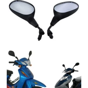 Scooter QY156 Ayna 8 mm Scoter ve Ebike Motosiklet 8 mm Ayna
