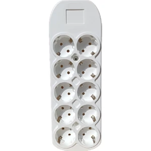 10'lu (Onlu) Topraklı Grup Priz (Nev San)