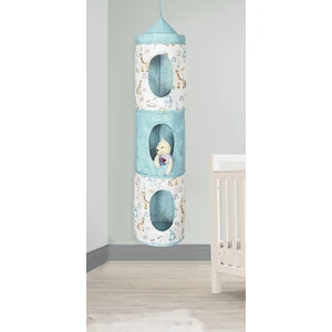 Mor Bebe 3 Gözlü Bebek Organizer Düzenleyici 22x90cm (Mavi)