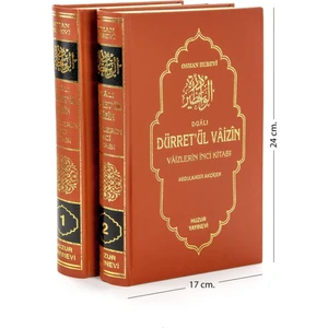 Dürretül Vaizin - Vaazlar, Sohbetler, Kıssalar (Ciltli) 2 Kitap Set