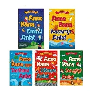 Anne-Çocuk Boyama ve Okuma Etkinliği Seti (5 Kitap Takım) - Seyit Ahmet Uzun