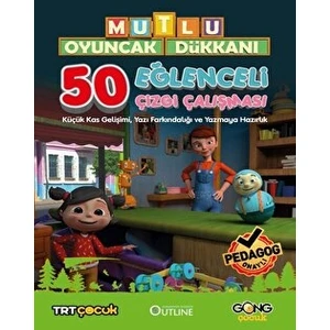 Gong Çocuk Mutlu Oyuncak Dükkanı - 50 Eğlenceli Çizgi Çalışması