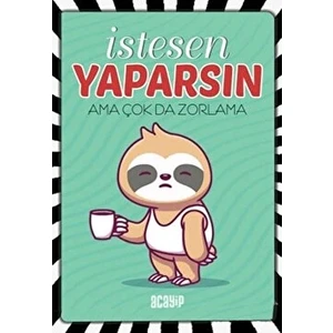 Havalı Tembel Hayvan Defter - Havalı Defterler