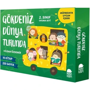 Gökdeniz Dünya Turunda 2. Sınıf Okuma Seti (10 Kitap) - Vildan Özdemir