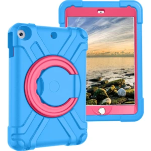 Xfashion iPad 10.2 (2020) Için Tablet Kılıfı - Mavi / Pembe (Yurt Dışından)