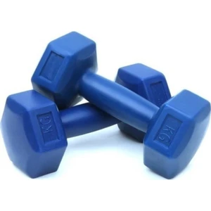 J76 8 kg Dambıl Seti Ağırlık Seti 8 kg 2 Adet Pilastik Dambıl Dm8