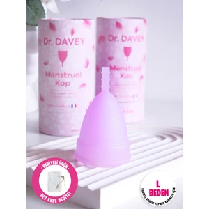 Dr. Davey Dr.davey Regl Kabı, Menstrual Kap, Medikal Silikon, Doğum Yapmamış Kadınlar Için, Small-Pembe