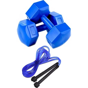 3 kg Dambıl ve Atlama Ipi Seti Egzersiz Seti Antrenman Seti 3 kg 2 Adet 6 kg Dambıl Seti