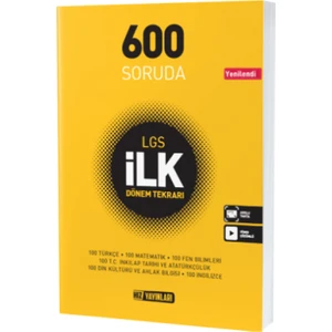 Hız Yayınları 600 Soruda LGS Ilk Dönem Tekrarı