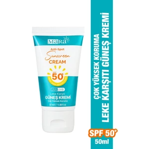 Spf 50+ Leke Karşıtı Yüz Güneş Kremi Tüm Cilt Tipleri Için 50 ml