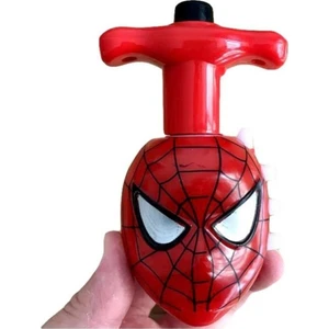 Oyuncak Spiderman Işıklı Müzikli Topaç Çek Bırak At Dönence Topaç