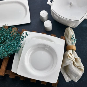 Bone Square Porselen 60 Parça Yemek Takımı 45002