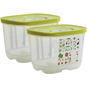 Tupperaware Sera Buzdolabı Saklama Kabı Dikey Küçük Boy (2 x 1.8 Lt) Esc