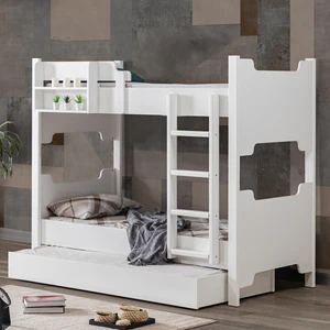 Mdf Profil Avrasya Ayrılabilir Beyaz Yavrulu Ranza