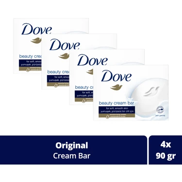 Dove Beauty Cream Bar Original Nemledirici Etkili 90 g x4