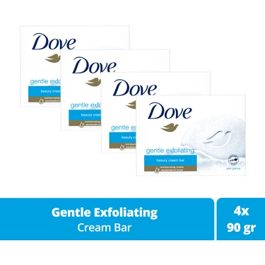 Dove Beauty Cream Bar Gentle Exfoliating Nemlendirici Etkili 90 G x