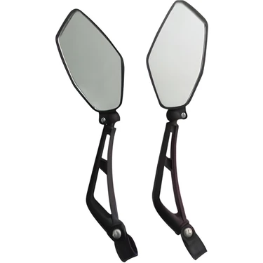 ZFN Kelepçeli Sport Model Dikiz Aynası 2 Adet Siyah 70 mm Ayarlanabilir ve Dayanıklı