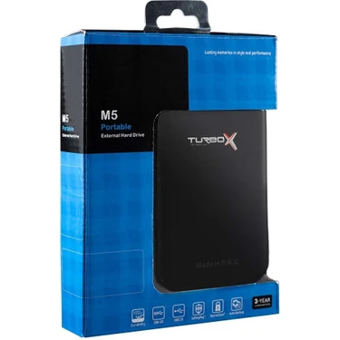 Turbox M5-1000 USB 3.0 2.5 1tb Harici