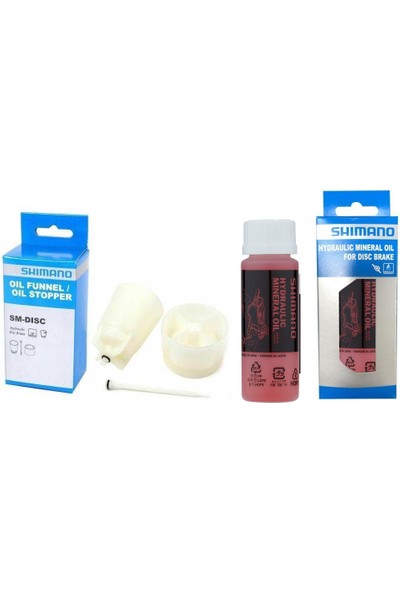 Shimano Hidrolik Mineral Yağ Seti Hunili 100ML