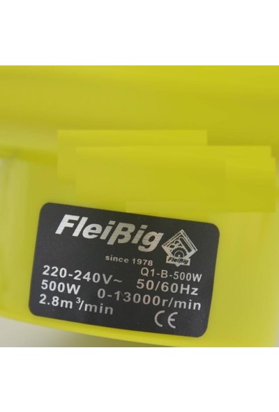 Fleibig 6 Kademeli Devir Ayarlı Hava Üfleme Kompresörü Bilgisayar Temizleme 500 Watt