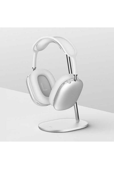 Wireless Şarjlı Kulaklık Standı L40 Pro Holder - Beyaz