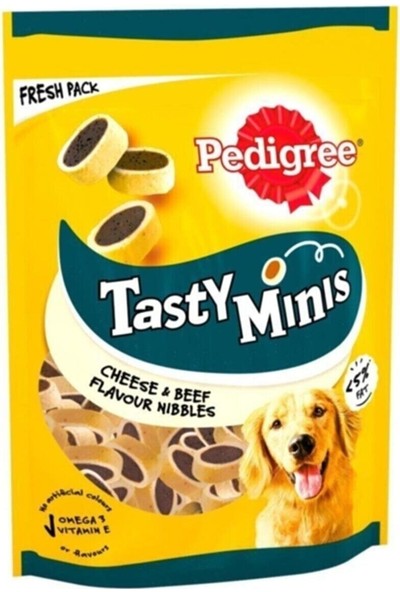 Pedigree Pedigree® Tasty Minis Sığır ve Peynir Lezzetli Köpek Ödül Maması 140G