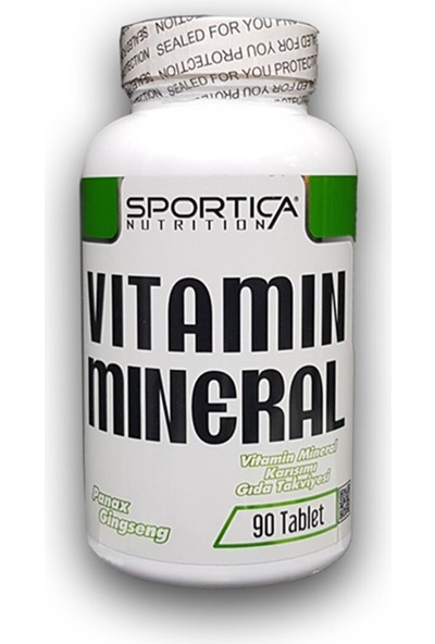 Sportica Nutrition Vitamin Mineral 90 Tablet