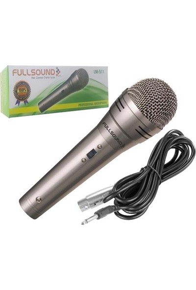 Sound Full Sound El Mikrofonu Kablolu 3mt Dinamik Metal LM-511