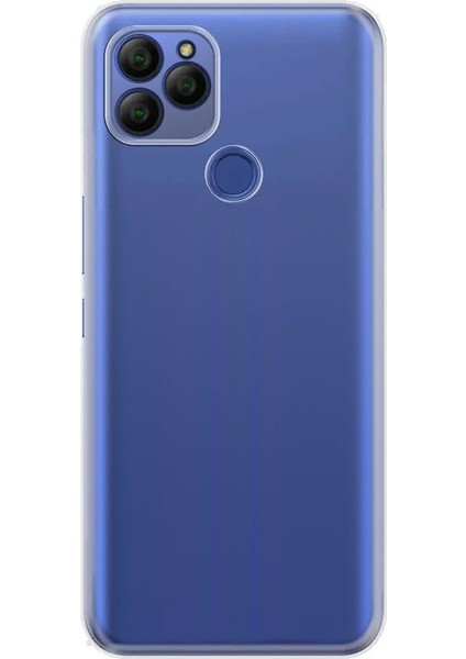 General Mobile 22 Kılıf Süper Silikon Kamera Korumal Şeffaf+Nano Glass