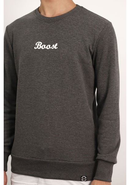 Bisiklet Yaka Sweat