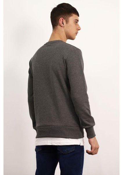 Bisiklet Yaka Sweat