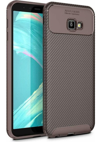 Samsung Galaxy J4 Core (SM-J410F) Karbon Görünüm Negro Silikon Kılıf