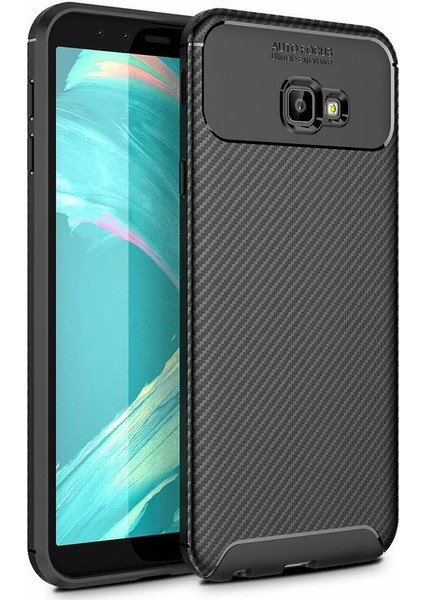 Samsung Galaxy J4 Core (SM-J410F) Karbon Görünüm Negro Silikon Kılıf