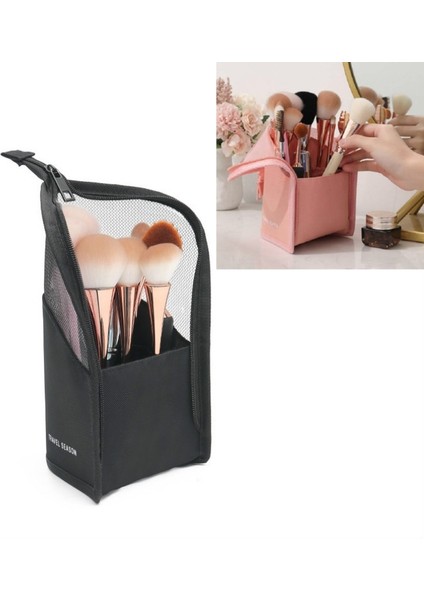 Kozmetik Depolama Çantası Siyah (Yurt Dışından)