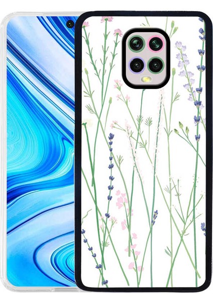 Xiaomi Redmi Note 9 Pro Kapak Kamera Korumalı Çiçek Desenli Ultra Ince Silikon Kılıf