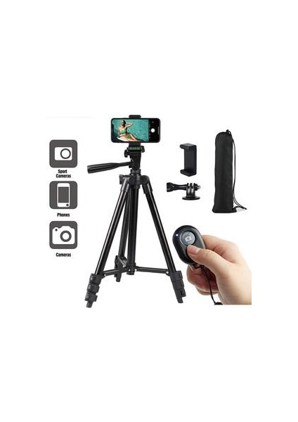 Alüminyum Alaşım Cep Telefonu Canlı Tutucu Tripod Spor Kamera Standı Slr Kamera Açık Fotoğraf Tripod Telefon Tutucular ve standı (Yurt Dışından)