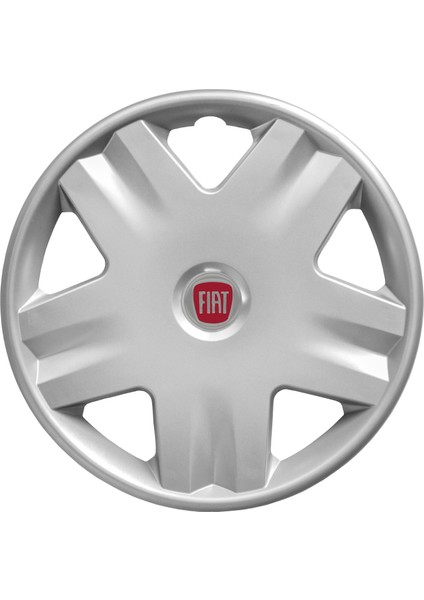 Fiat Tipo 14 Inç Jant Kapağı Amblemli Gri 4 Adet 1 Takım 140