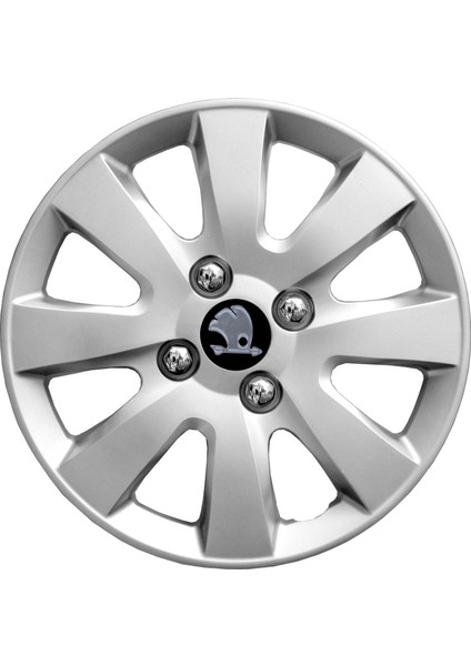 Skoda Roomster 15 Inç Jant Kapağı Amblemli Gri 4'lü Set 127 fiyatları