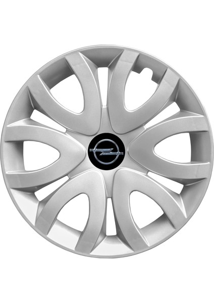 Opel Agila 15 Inç Jant Kapağı Amblemli Gri 4'lü Takım 139