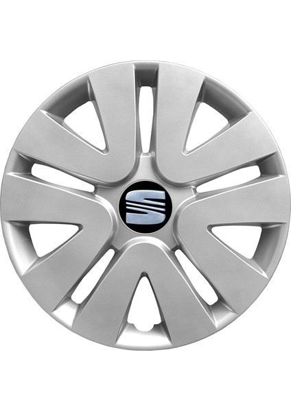 Seat Leon 14 Inç Jant Kapağı Amblemli Gri 4 Adet 1 Takım 105