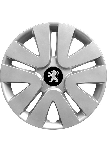Peugeot 15 Inç Jant Kapağı Amblemli Gri 4'lü Set 106 fiyatları