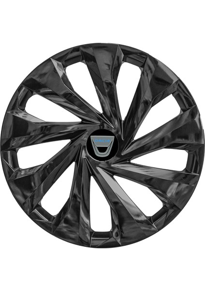 Dacia Logan 15 Inç Uyumlu Jant Kapağı Amblemli Piano Black 4 Adet 1 Takım 217 fiyatları