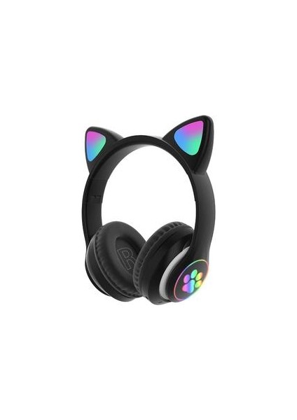 Sevimli Kedi Kulakları Bluetooth Kablosuz Kulaklık (Yurt Dışından)