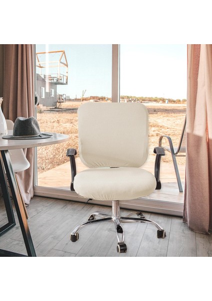 Elastik Ofis Koltuğu Gerilebilir Spandex Yıkanabilir Sandalye Koltuk Kapak Kremi Kapakları( Yurt Dışından )