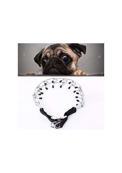 Evcil Köpekler Yüksek Kaliteli Metal Ayarlanabilir Zincire Özgü Eğitim Köpekleri Zincir Yaka, Boyut: 4.0MM*60CM( Yurt Dışından )