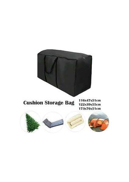 (122X39X55 Cm) Açık Su Geçirmez Bahçe Yastık Kapak Çantası( Yurt Dışından )