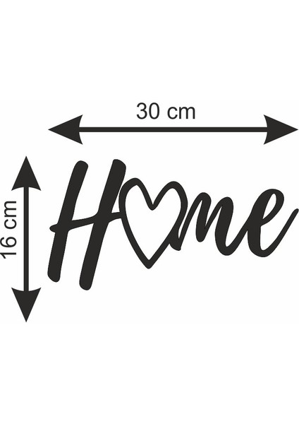 Home Ahşap Dekor 43X22 cm